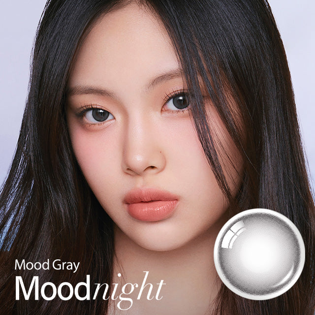 OLENS彩色CON｜Olens Moodnight Mood Gray 1 Day 日拋隱形眼鏡｜每盒10片♡♡｜日拋one day