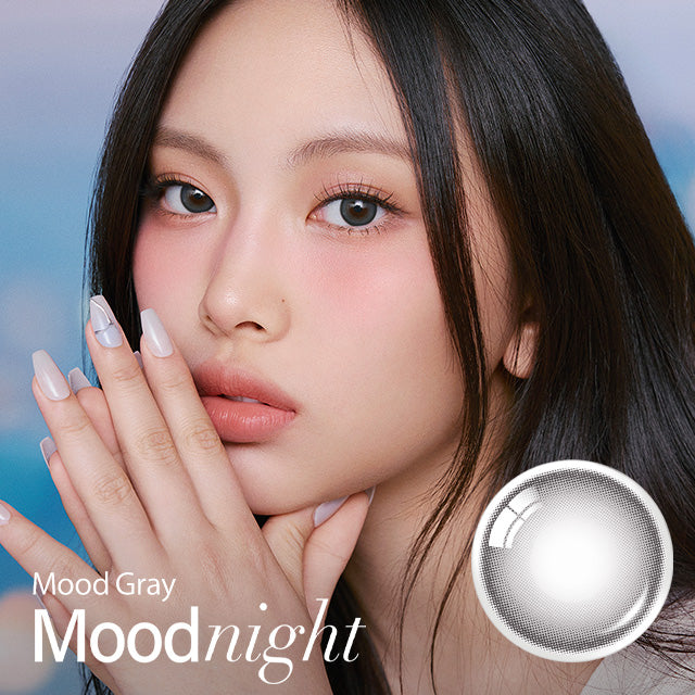 OLENS彩色CON｜Olens Moodnight Mood Gray 1 Day 日拋隱形眼鏡｜每盒20片♡♡｜日拋one day