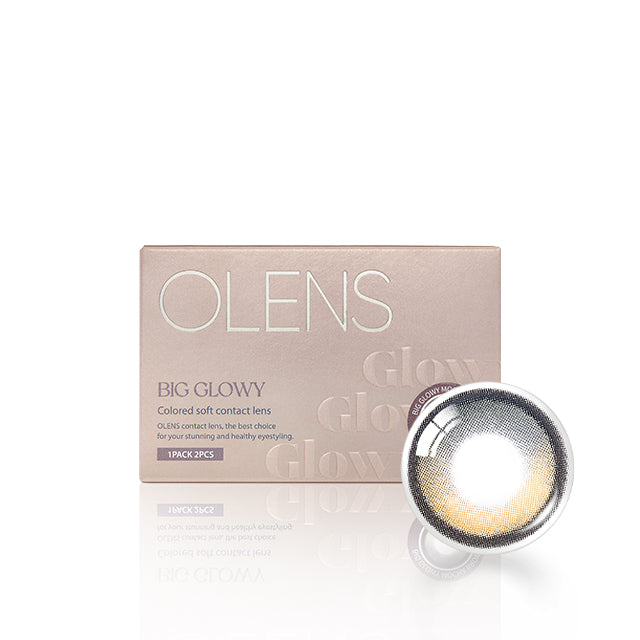 OLENS彩色CON｜Olens Big Glowy Mocha Brown 1 Month 月拋隱形眼鏡｜每盒2片♡♡｜月拋one month