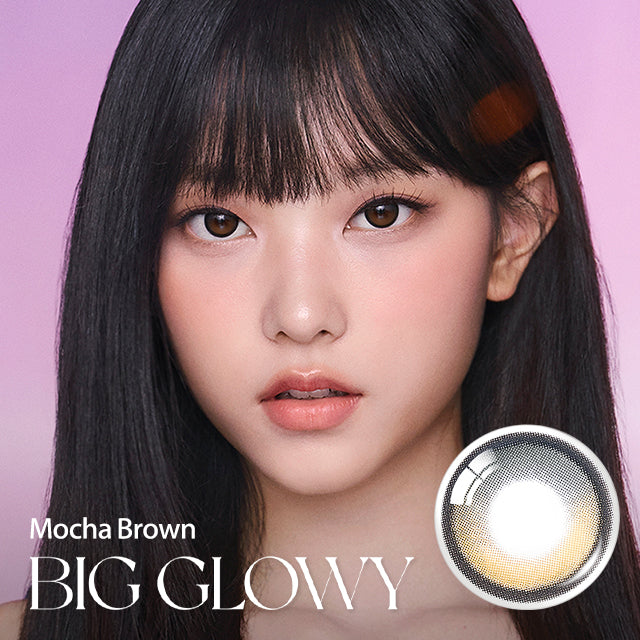 OLENS彩色CON｜Olens Big Glowy Mocha Brown 1 Month 月拋隱形眼鏡｜每盒2片♡♡｜月拋one month