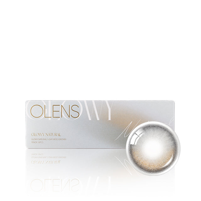 OLENS彩色CON｜Olens Glowy Natural Mocha Brown 1 Day 日拋隱形眼鏡｜每盒20片♡♡｜日拋one day