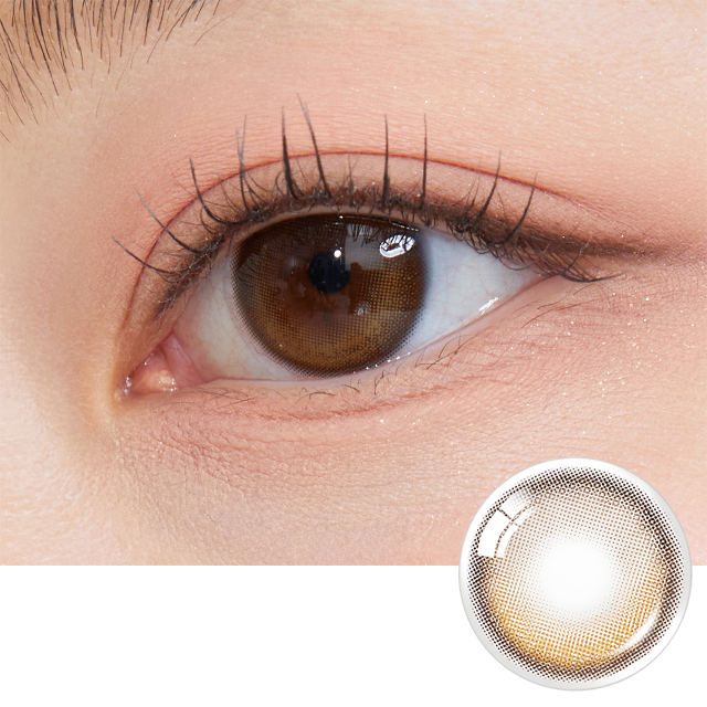 OLENS彩色CON｜Olens Glowy Natural Lattle Brown 1 Day 日拋隱形眼鏡｜每盒20片♡♡｜日拋one day