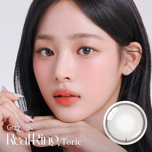 OLENS彩色CON｜Olens Real Ring Gray 1 Month Toric 月拋隱形眼鏡｜每盒1片♡♡｜月拋one month