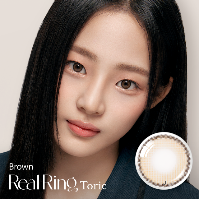 OLENS彩色CON｜Olens Real Ring Brown 1 Month Toric 月拋隱形眼鏡｜每盒1片♡♡｜月拋one month