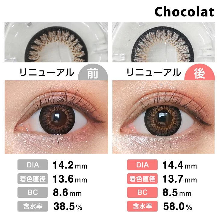 #Chocolat 巧克力棕 AngelColor Bambi Series - 規格參數 SSAILORCON