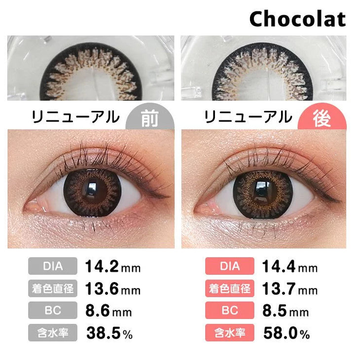 #Chocolat 巧克力棕 AngelColor Bambi Series - 規格參數 SSAILORCON