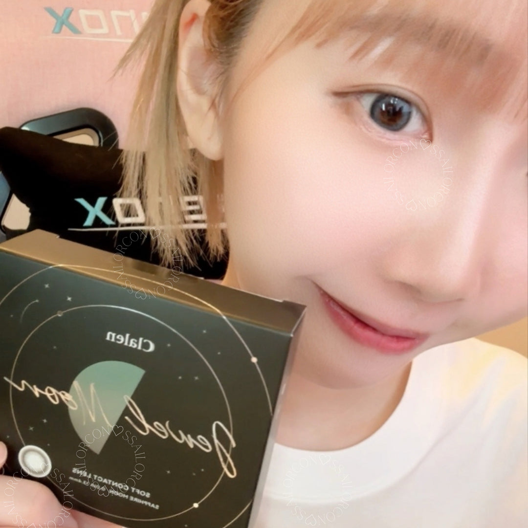 用家推介♡ Clalen Jewel Moon 1 Day Sapphire Moon 星月藍 日拋｜每盒10片♡♡