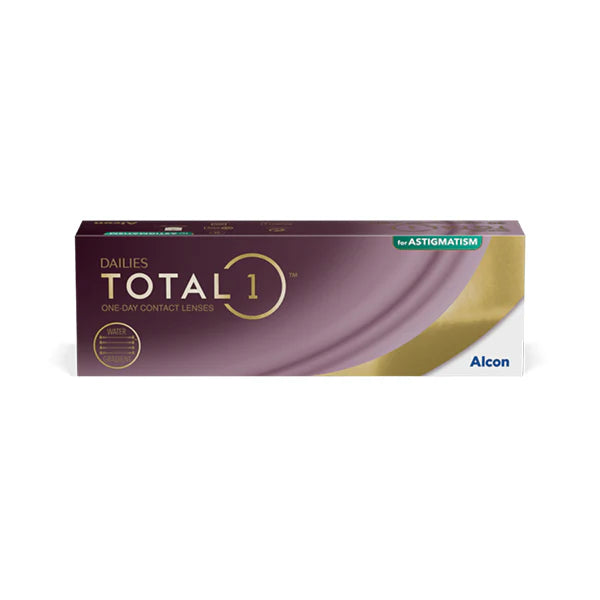 ALCON透明CON｜ALCON Dailies Total 1 for Astigmatism 散光隱形眼鏡｜每盒30片♡♡｜日拋one day