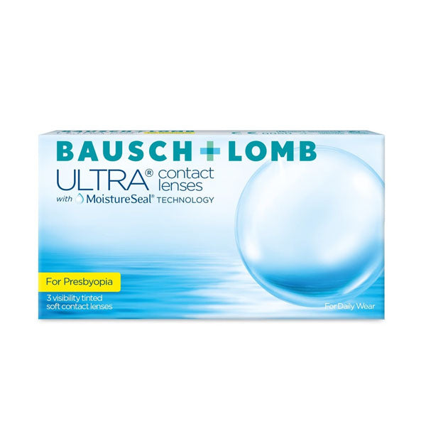 博士倫透明Con｜Bausch+Lomb ultra for PRESBYOPIA with moisturesteal 漸進Multi-Focal｜每盒6片♡♡｜月拋one month