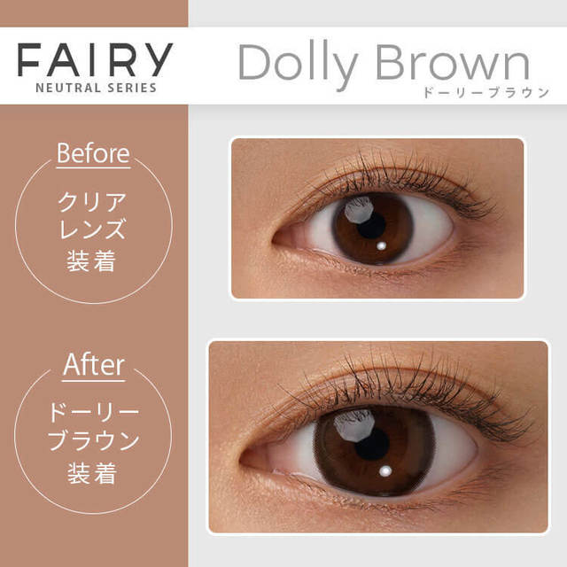 Dolly Brown｜FAIRY 1Day NEUTRAL SERIES｜每盒10片♡♡｜日拋DAYCON