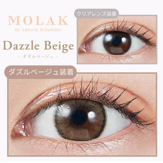 DAZZLE BEIGE｜MOLAK｜每盒10片♡♡｜日拋DAYCON
